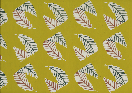 Hand stencil-dyed paper, mid 20th century (paper)