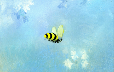 The Bee, 1970s (gouache on paper)