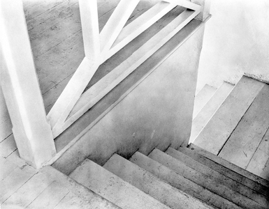 Staircase, Mexico City, c.1924 (b/w photo)