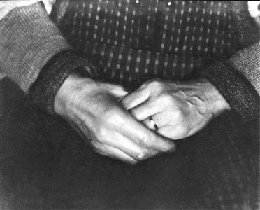 The Hands of Assunta Modotti, San Francisco, 1923 (b/w photo)