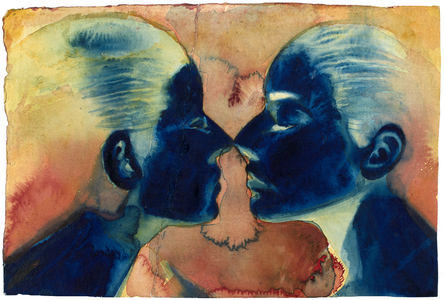 Small in Between, 2007 (w/c on handmade indian rag paper)