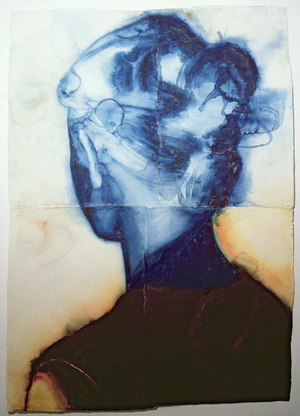 Slow Breathing, 2004 (w/c on handmade Indian paper)