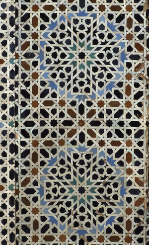 Bou Inania Madrasa, zellij tilework, c14th  (ceramic)