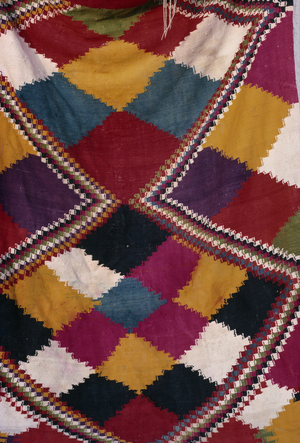 Carpet from the M'zab valley, detail (wool)