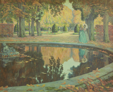 Ladies walking in the park