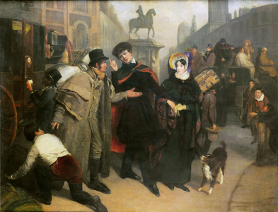 Charing Cross, 1832 (oil on canvas)