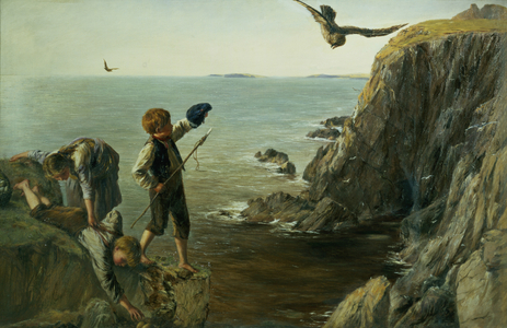 The Bonxie, Shetland, 1873 (oil on canvas)
