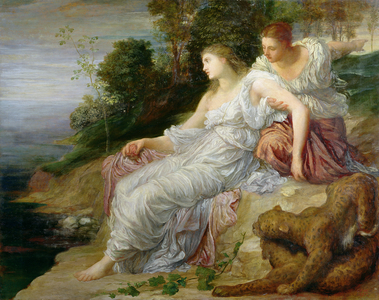 Ariadne in Naxos, 1875 (oil on canvas)