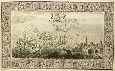 Armada (engraving from a tapestry), 1739