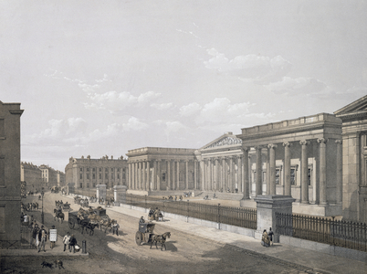 The British Museum, engraved by William Simpson (1823-99), pub. 1852 by Lloyd Bros. & Co. (lithograph)