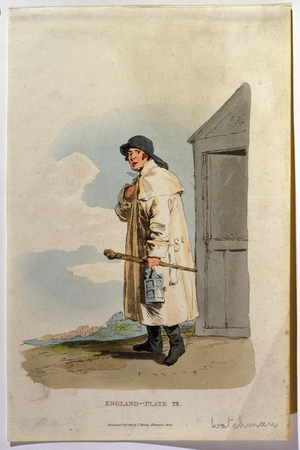 Watchman, 1813 (aquatint)
