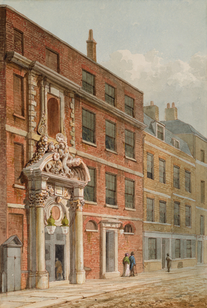 The Merchant Taylors' Hall, London, c.1810 (w/c)