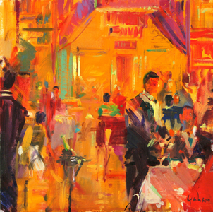 Claridges, 2011 (oil on canvas)