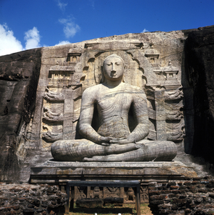 Buddha of Gal Vihare of Polonnaruwa (Sri Lanka) (attributed to King Parakrama Bahu).