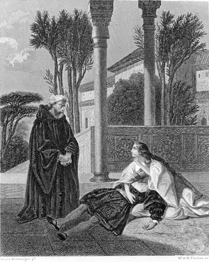 Victor Hugo's Hernani, 19th century (engraving)