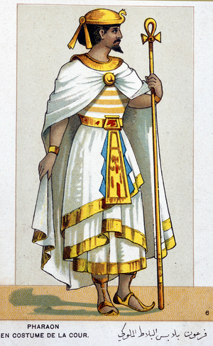 Series of chromolithographs of opera costumes on the occasion of the first representation of Giuseppe Verdi's Aida: the pharaoh. 1872