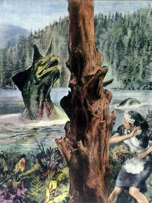 Monster of Loch Ness - in “La Domenica del Corriere””, 1954