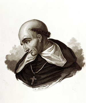 Portrait of Bartolome de Las Casas (1474-1566).