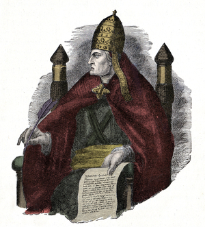 Pope Gregoire the Great (Gregory the Great or Gregorio Magno or Gregorius Magnus) (590-604).