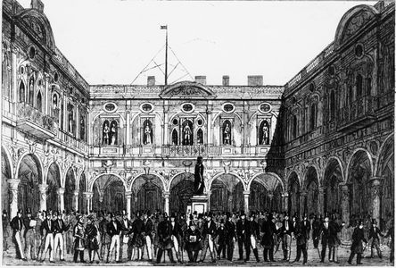 The London Stock Exchange in 1821.