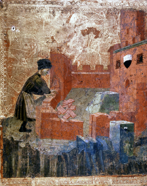 A mason in the 14th century.