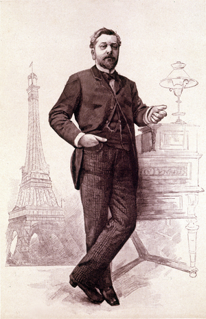 Gustave Eiffel, French engineer (1832 to 1923).