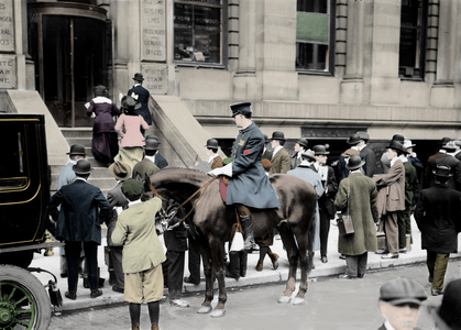The offices of the White Star Line company, New York, USA, 1912 (photo)