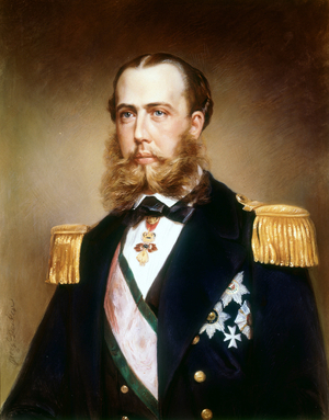 Maximilian I in 1865. Ferdinand Maximilian Joseph of Habsburg (Vienna, 1832 at Querétaro, 1867). Archduke of Austria, then emperor of Mexico (1864 - 1867). Brother of Emperor Francois-Joseph I. Oil painting of the 19th century. Vienna Arsenal Museum