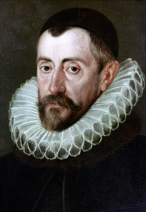 Sir Francis Walsingham (v.1532-1590), English politician (painting by J.de Critz).London National Portrait Gallery