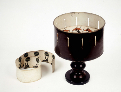 The zootropic, invented in 1833 by the English W. G. Horner. Model of 1870.