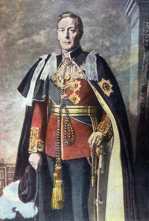 Portrait of George VI, King of England (1895-1952).