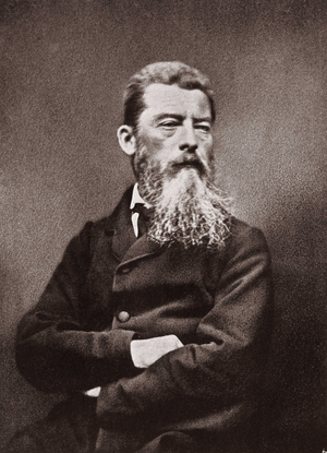 Portrait of Ludwig Feuerbach (1804-1872), German philosopher.
