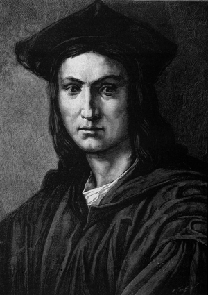 Portrait of Andrea d'Agnolo di Francesco dit Andrea del Sarto, Italian Renaissance painter (1486-1530).