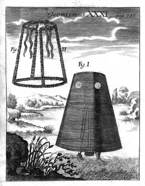 Scanphander imagined by the Jesuit Gaspar Schott (or Caspar Schotti) in 1664.