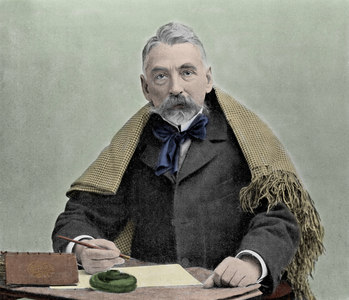 Portrait of the writer Stephane Mallarme (1842-1898).