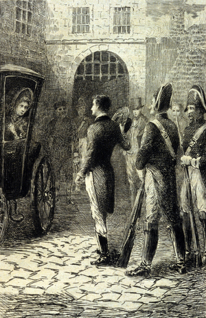 The Charterhouse of Parma by Stendhal. 19th century engraving.