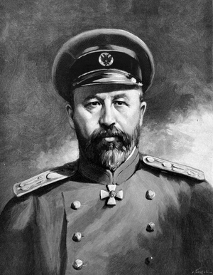 Portrait of Alexei Nikolaevich Kuropatkin (1848 - 1925), a Russian general who took part in the Russo-Japanese War and the War of 1914-1918.