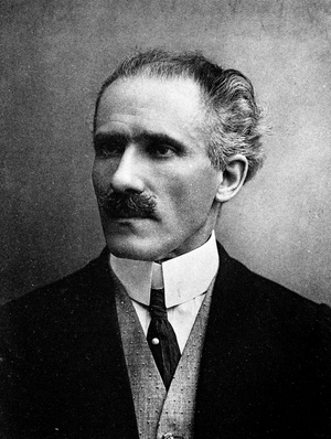 Portrait of the Italian conductor Arturo Toscanini (1867-1957).