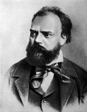 Portrait of Anton (Antonin) Dvorak (1841 - 1904), Czech composer.