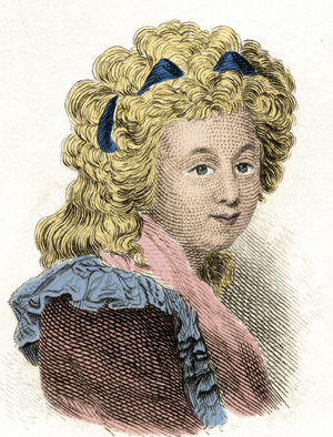 Portrait of Marie Therese Louise de Savoie Carignan, Princess of Lamballe (1749-1792)