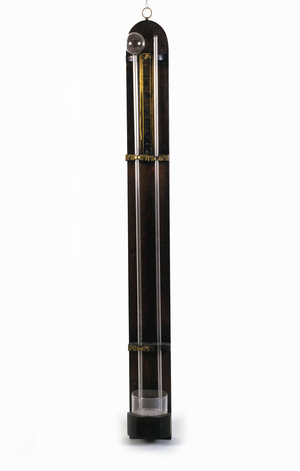 Barometer (mercury tube) by Evangelista Torricelli or Toricelli (1608 - 1647). Museum of Science and Technology. Milan