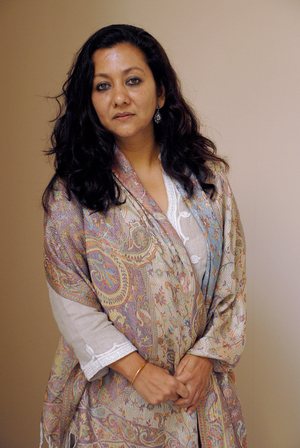 Portrait of Indian Writer Selina Sen. May 2008