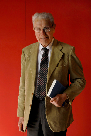 Portrait of Vittorio Dan Segre, writer. Photography 2008