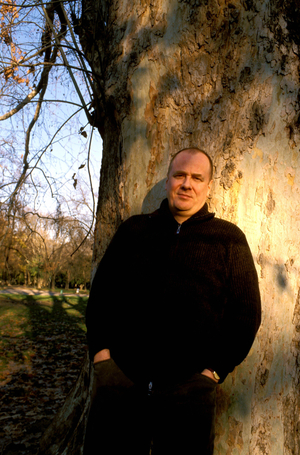 Portrait of the Icelandic writer Arnaldur Indridason (born 1961)