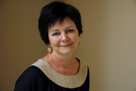 Portrait of writer Geraldine Brooks. Photo May 2008.