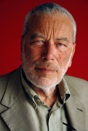 Portrait of the writer Danilo Mainardi in May 2008