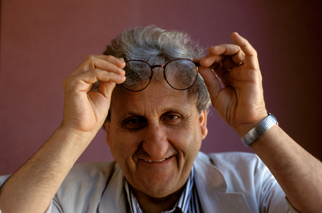 Portrait of the Israeli writer Abraham B. Yehoshua.