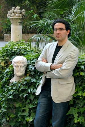 Portrait of Juan Gabriel Vasquez, writer. May 2008