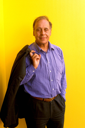 Portrait of Jean Ziegler Swiss writer and teacher.