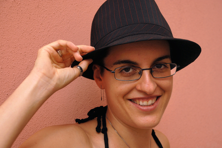Portrait of the writer Licia Troisi. Photography 09/2008